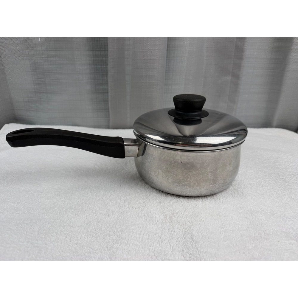 RangeCraft Sears Roebuck 1.5 Qt Stainless Steel Saucepan with Lid 392.5068 Korea